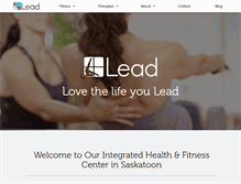 Tablet Screenshot of leadpilates.com